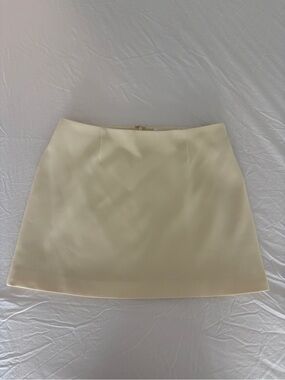 Astr butter yellow A-Line Mini Skirt